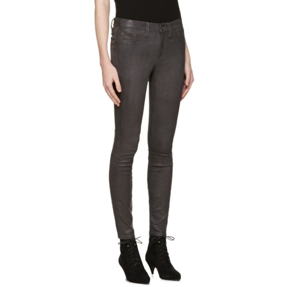 Rag & Bone 100% lamb leather skinny pants - Picture 8 of 8